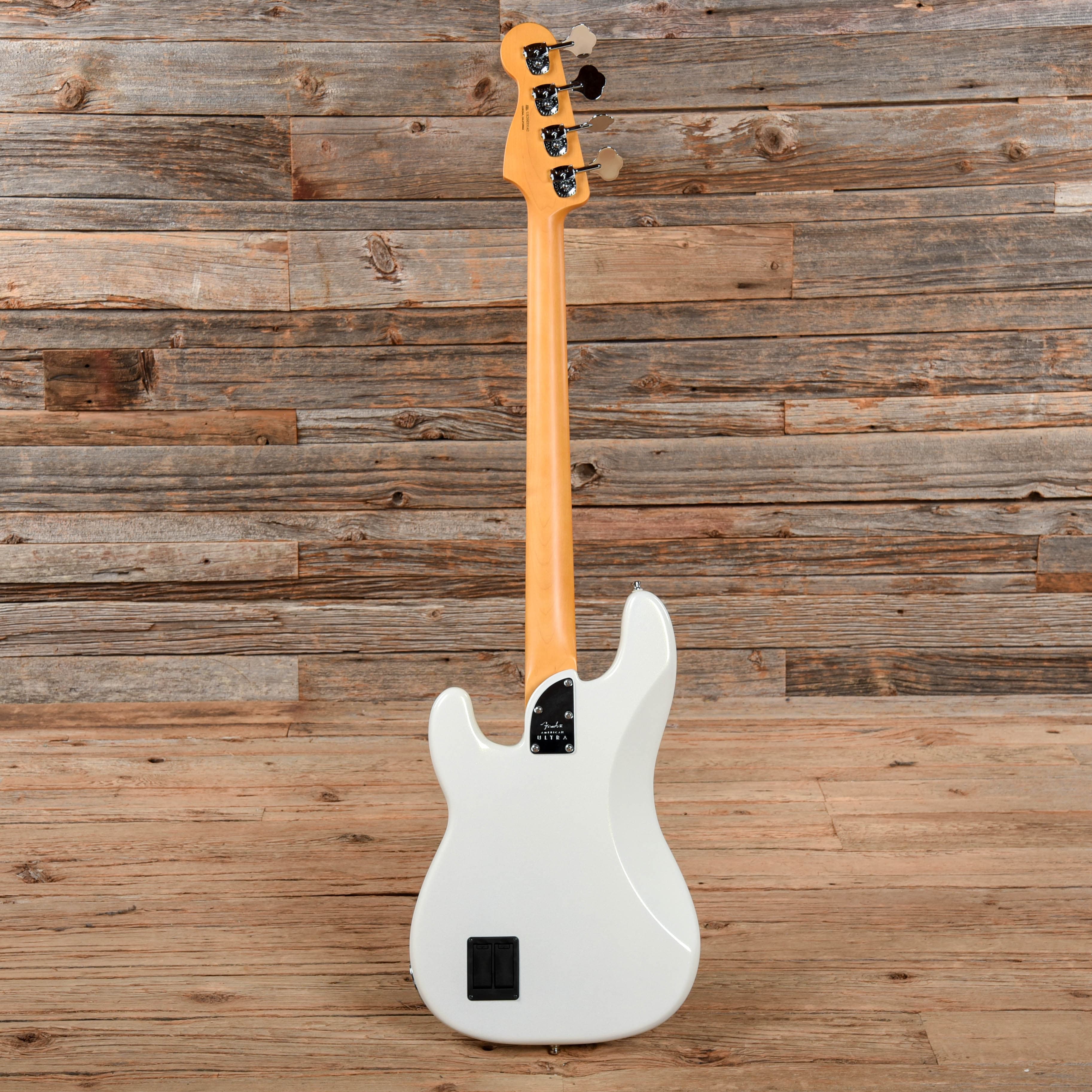 Fender American Ultra Precision Bass Arctic Pearl 2020 Bass Guitars / 4-String
