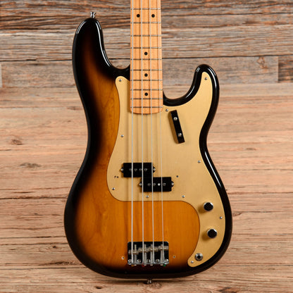 Fender American Vintage '57 Precision Bass Sunburst Bass Guitars / 4-String