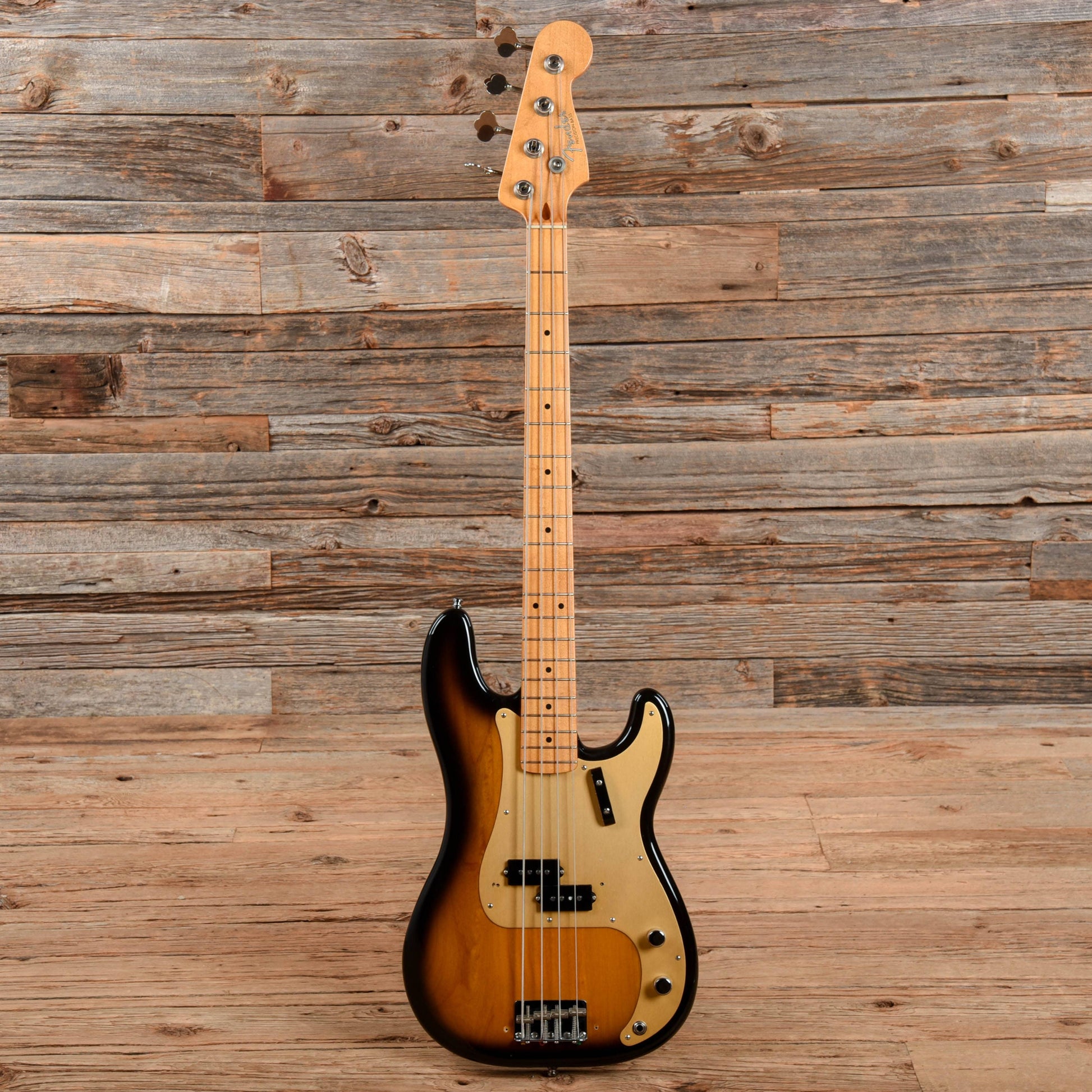 Fender American Vintage '57 Precision Bass Sunburst Bass Guitars / 4-String