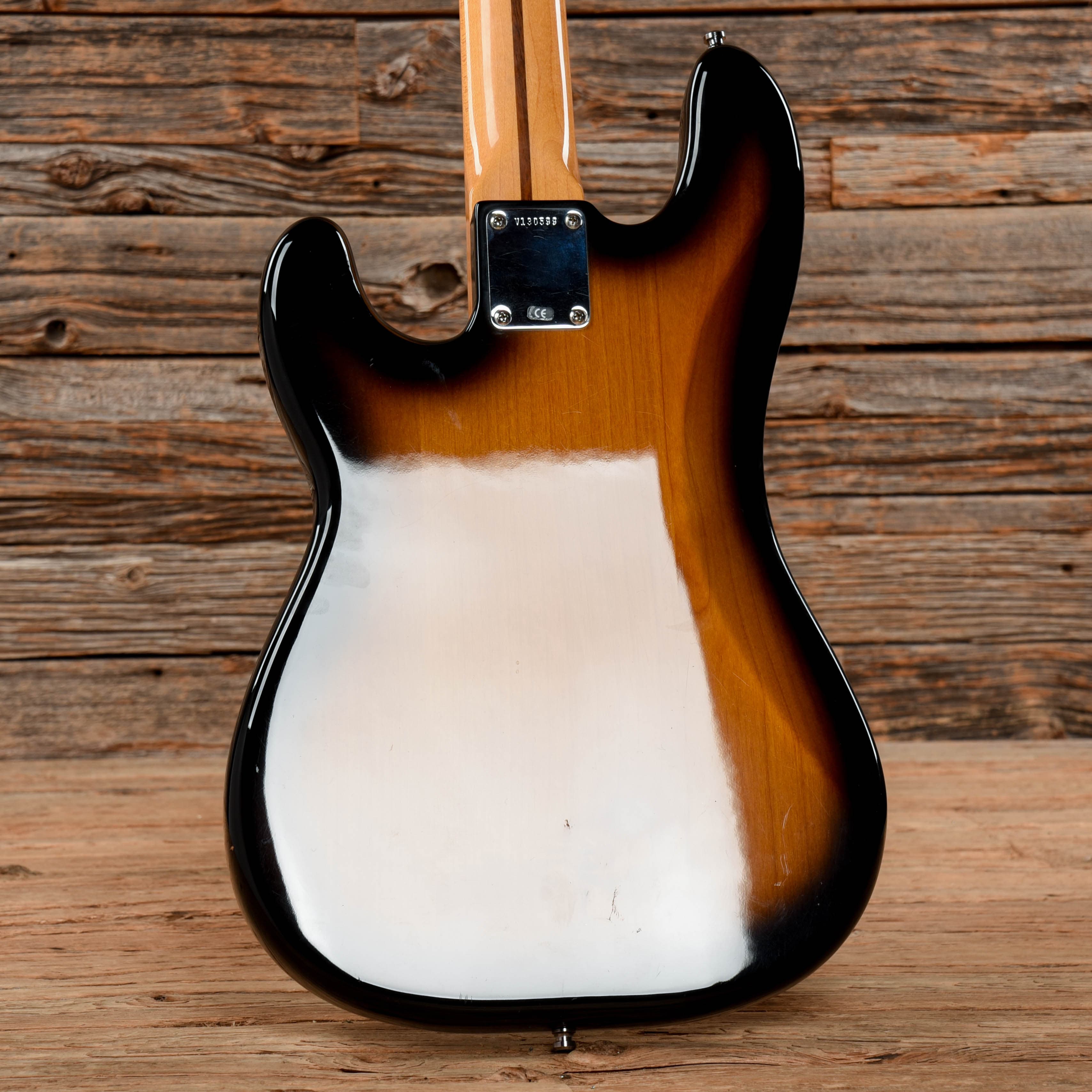 Fender American Vintage '57 Precision Bass Sunburst Bass Guitars / 4-String
