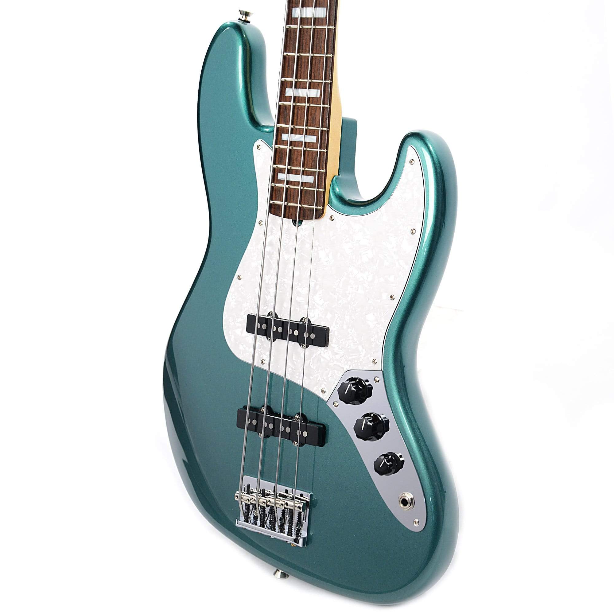 Fender Artist Adam Clayton Jazz Bass Sherwood Green Metallic Bass Guitars / 4-String
