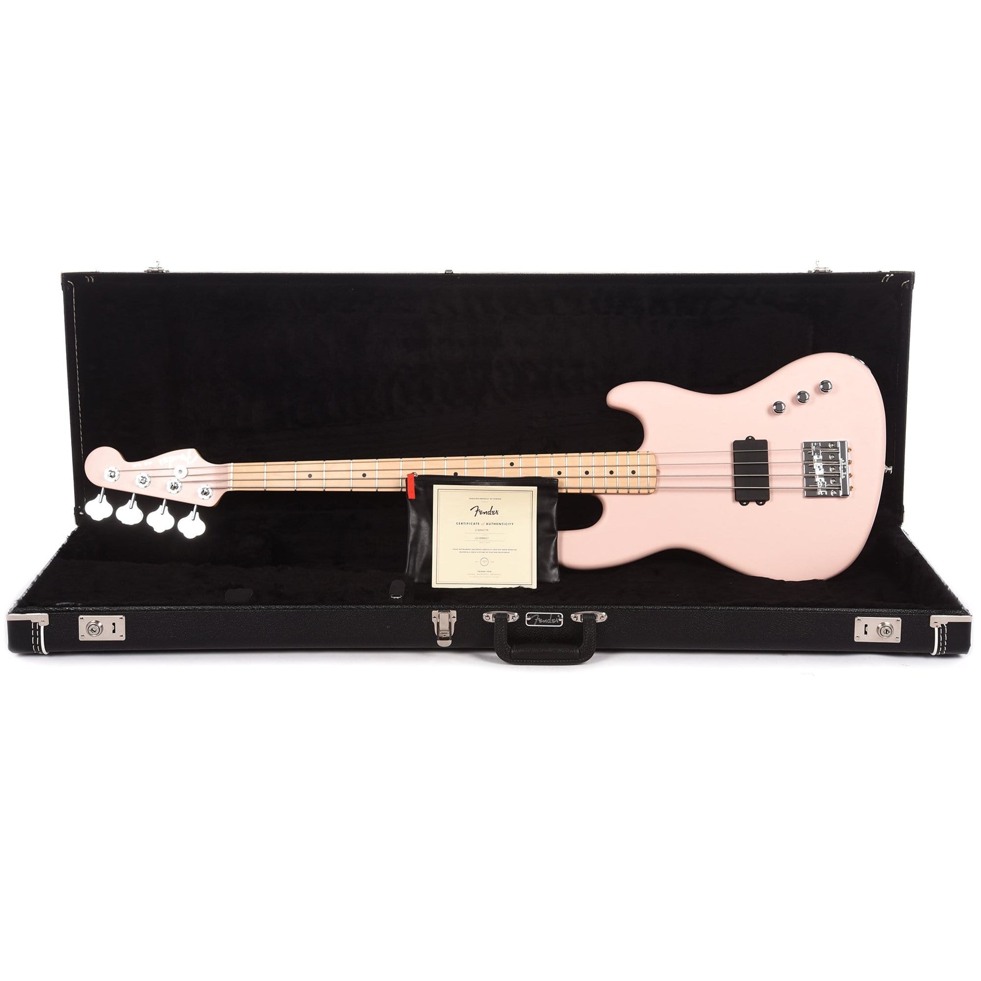 Fender Artist Flea Jazz Bass Active Shell Pink w/Aguilar OBP-1 Preamp Bass Guitars / 4-String