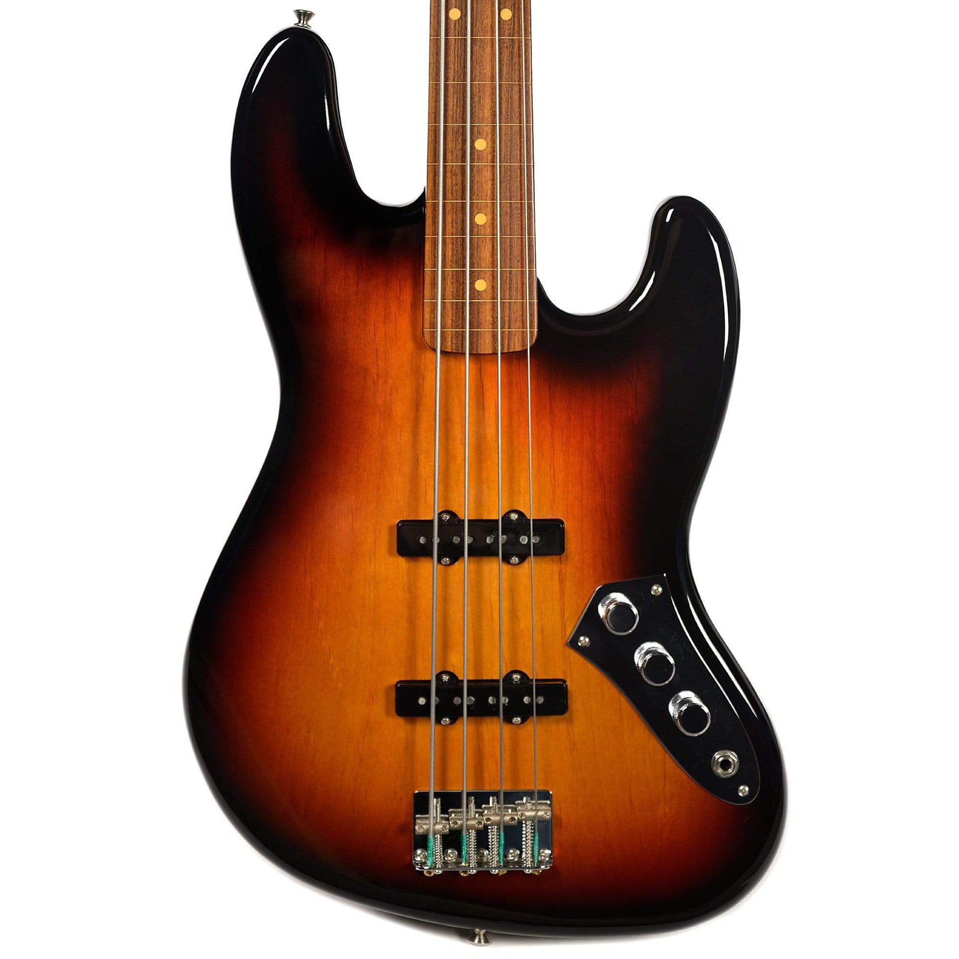 Fender Artist Jaco Pastorius Fretless Jazz Bass 3-Color Sunburst Bass Guitars / 4-String