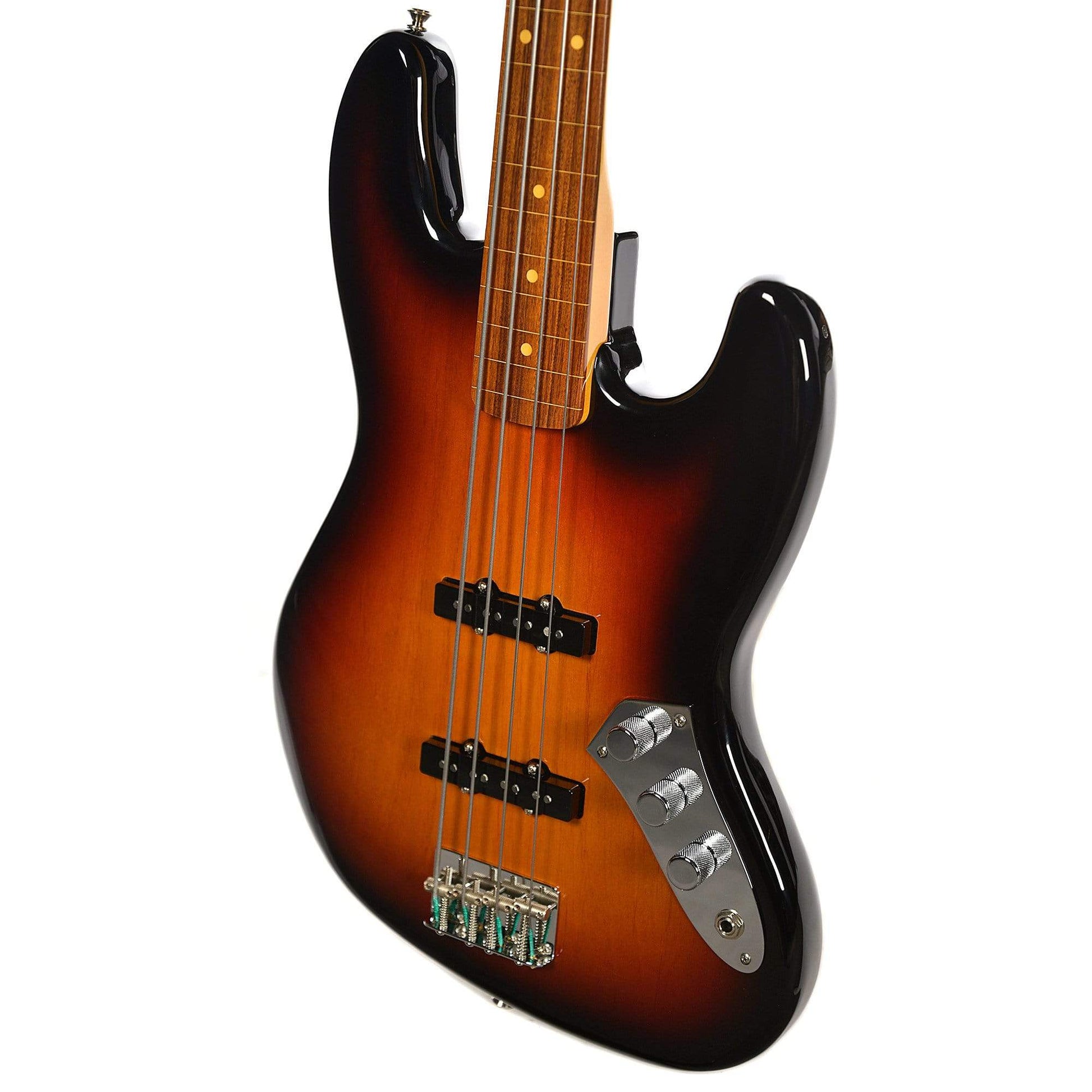 Fender Artist Jaco Pastorius Fretless Jazz Bass 3-Color Sunburst Bass Guitars / 4-String