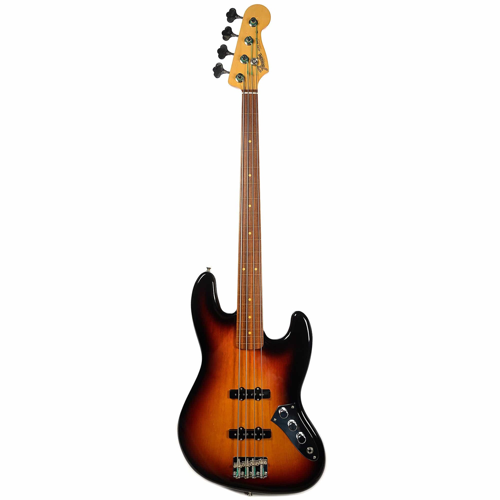 Fender Artist Jaco Pastorius Fretless Jazz Bass 3-Color Sunburst Bass Guitars / 4-String