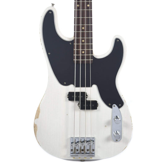 Fender Artist Mike Dirnt Road Worn Precision Bass White Blonde Bass Guitars / 4-String