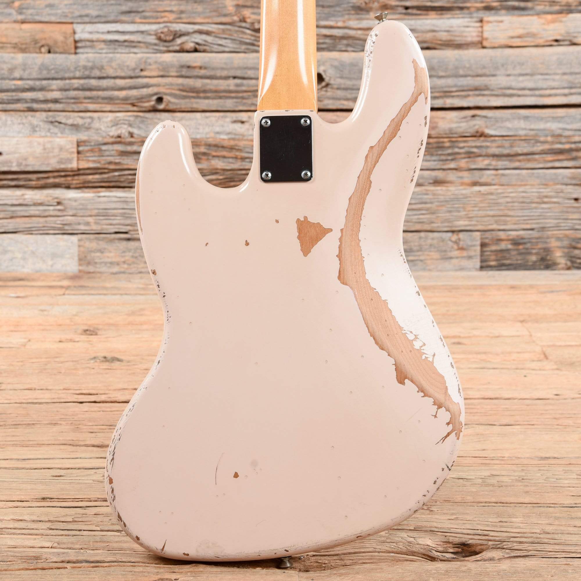 Fender Artist Series Flea Jazz Bass Roadworn Shell Pink 2016 Bass Guitars / 4-String