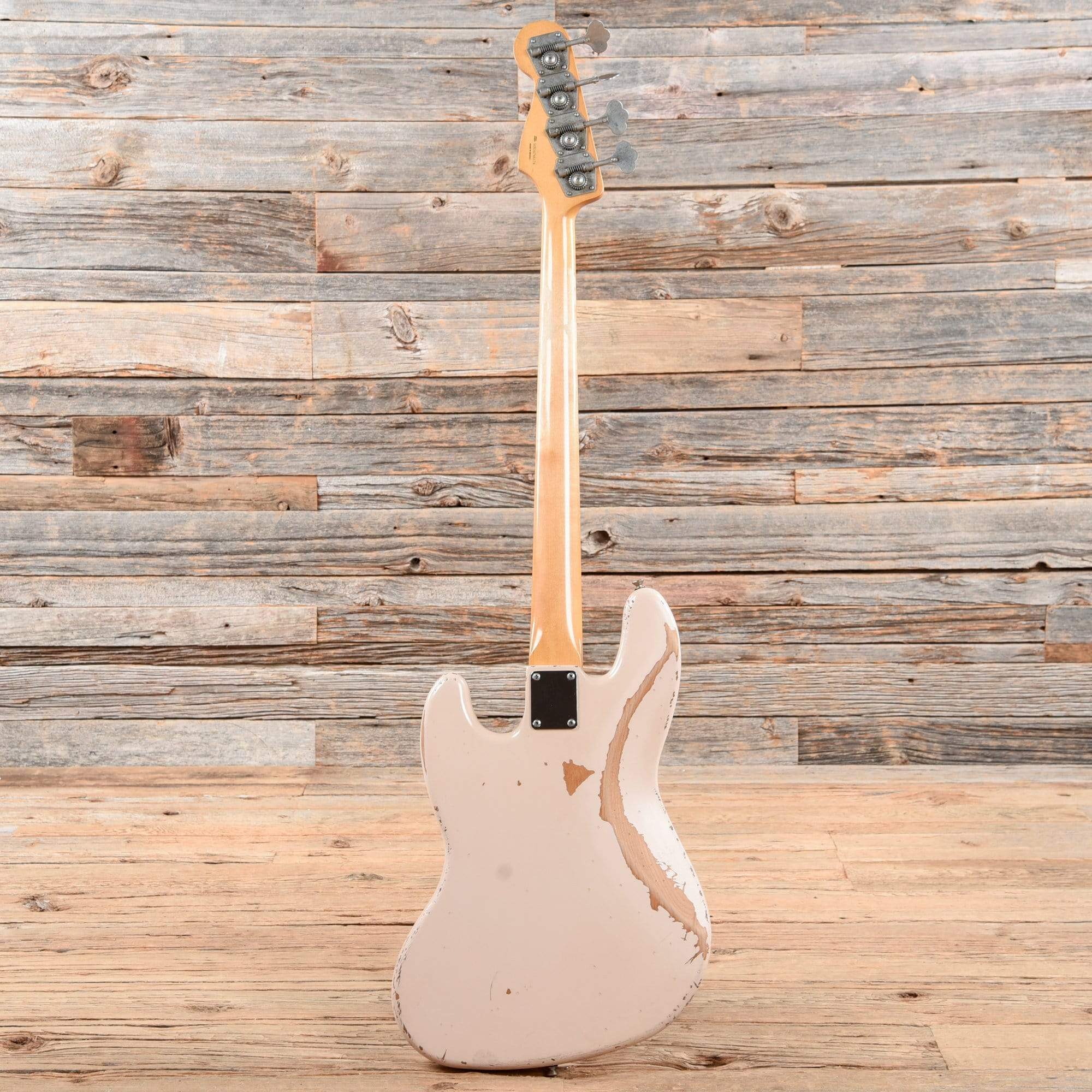 Fender Artist Series Flea Jazz Bass Roadworn Shell Pink 2016 Bass Guitars / 4-String