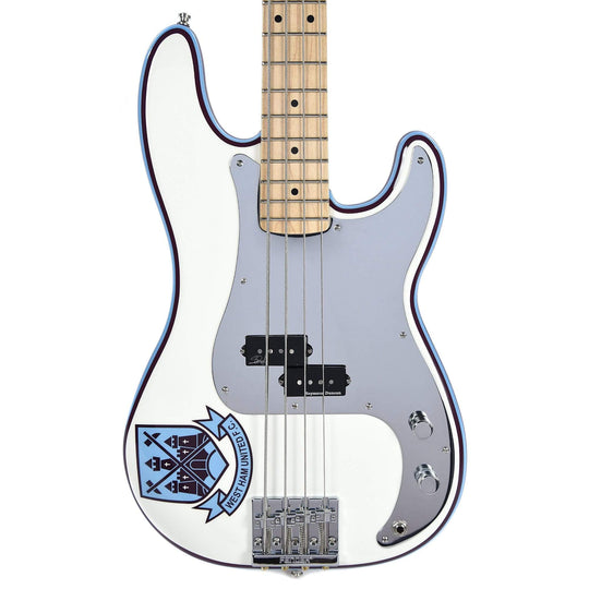Fender Artist Steve Harris Precision Bass Olympic White Bass Guitars / 4-String