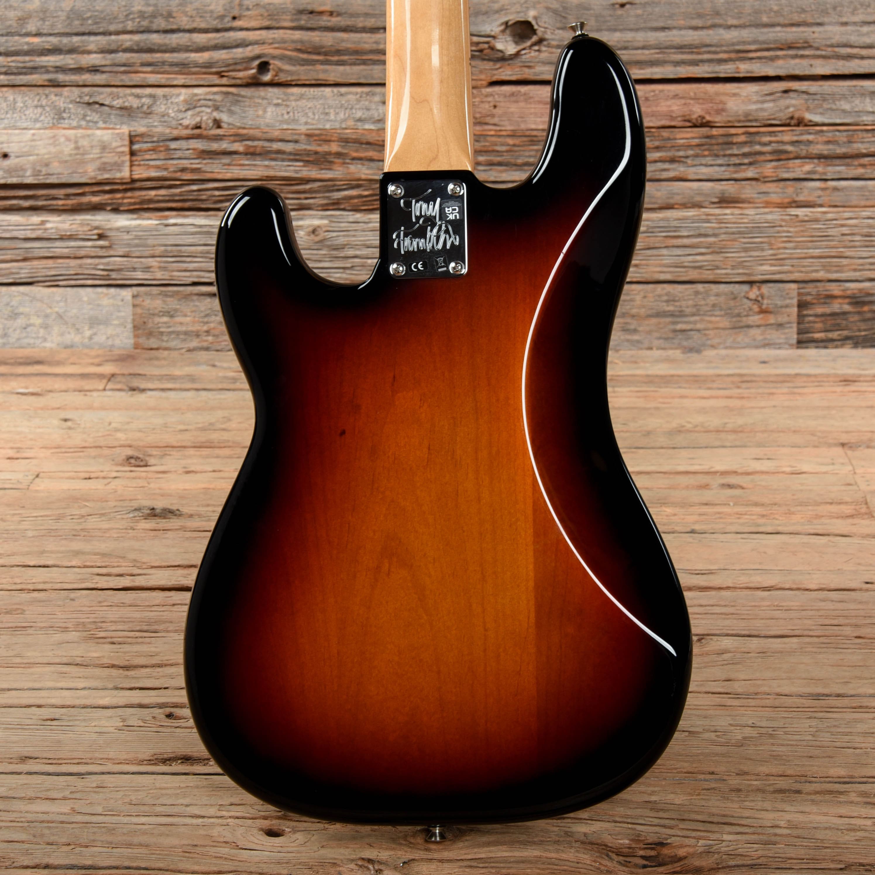 Fender Artist Tony Franklin Fretless Precision Bass 3-Tone Sunburst Bass Guitars / 4-String