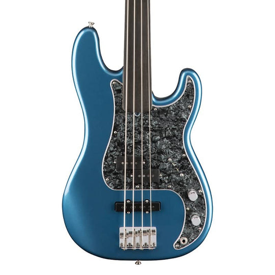 Fender Artist Tony Franklin Precision Bass Fretless Lake Placid Blue Bass Guitars / 4-String