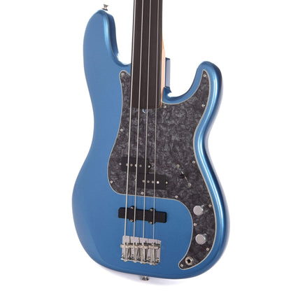 Fender Artist Tony Franklin Precision Bass Fretless Lake Placid Blue Bass Guitars / 4-String