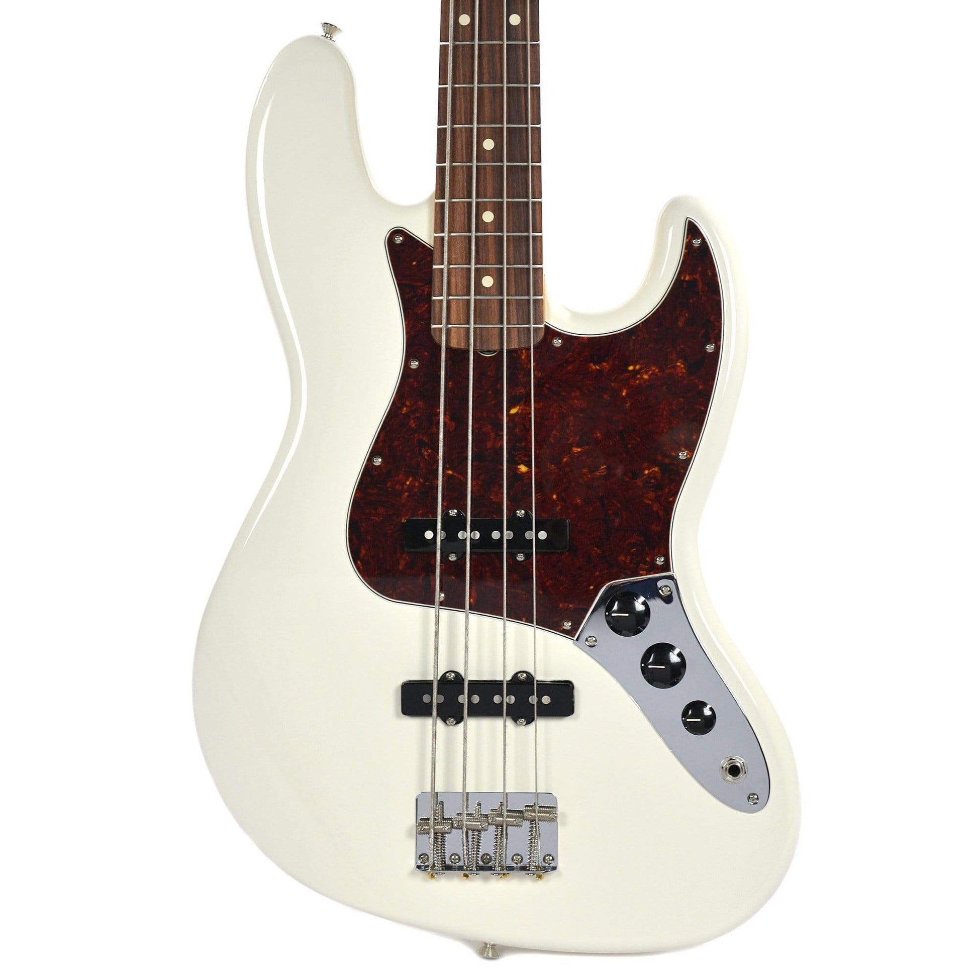 Fender Classic '60s Jazz Bass PF Olympic White w/Gig Bag Bass Guitars / 4-String