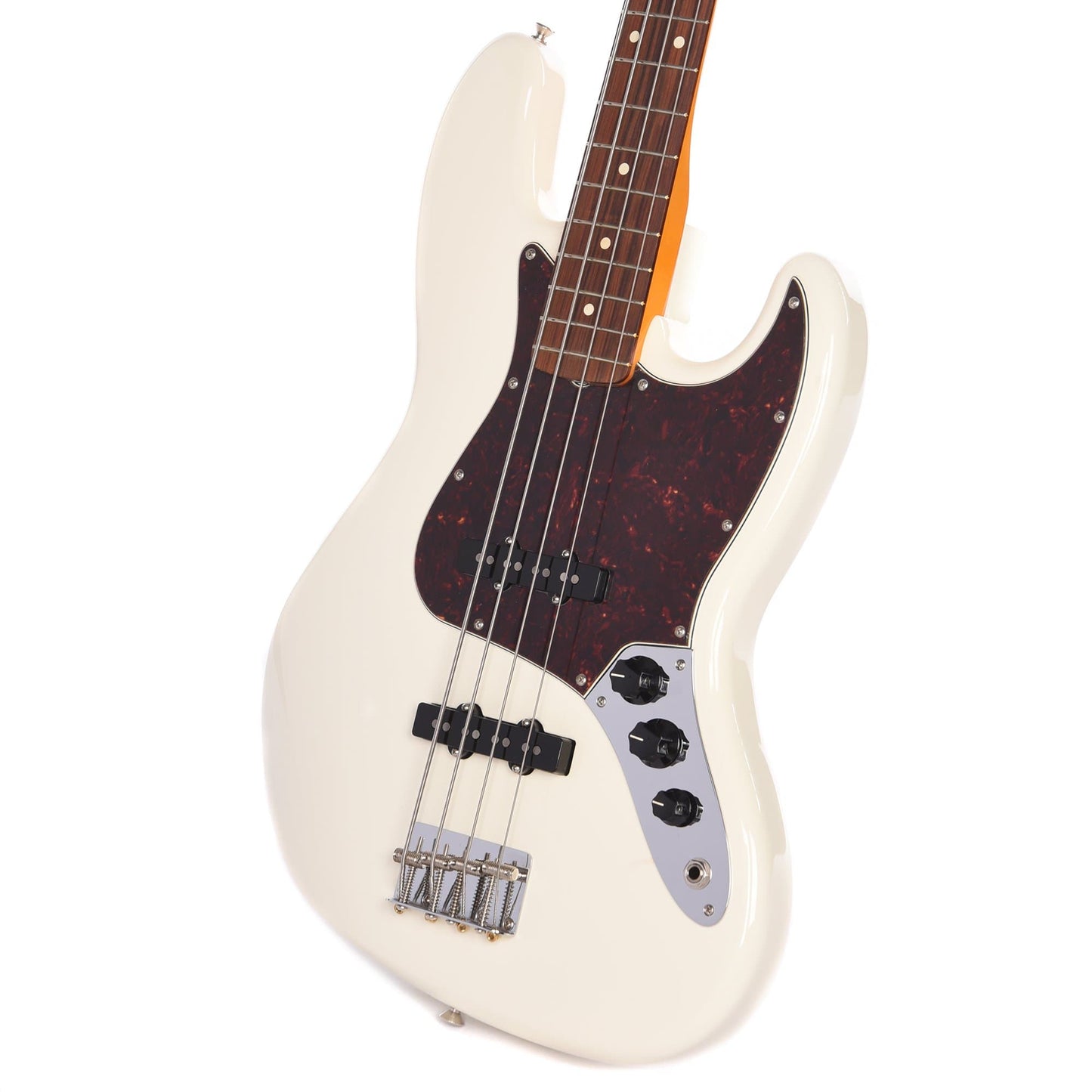 Fender Classic '60s Lacquer Jazz Bass Olympic White Bass Guitars / 4-String