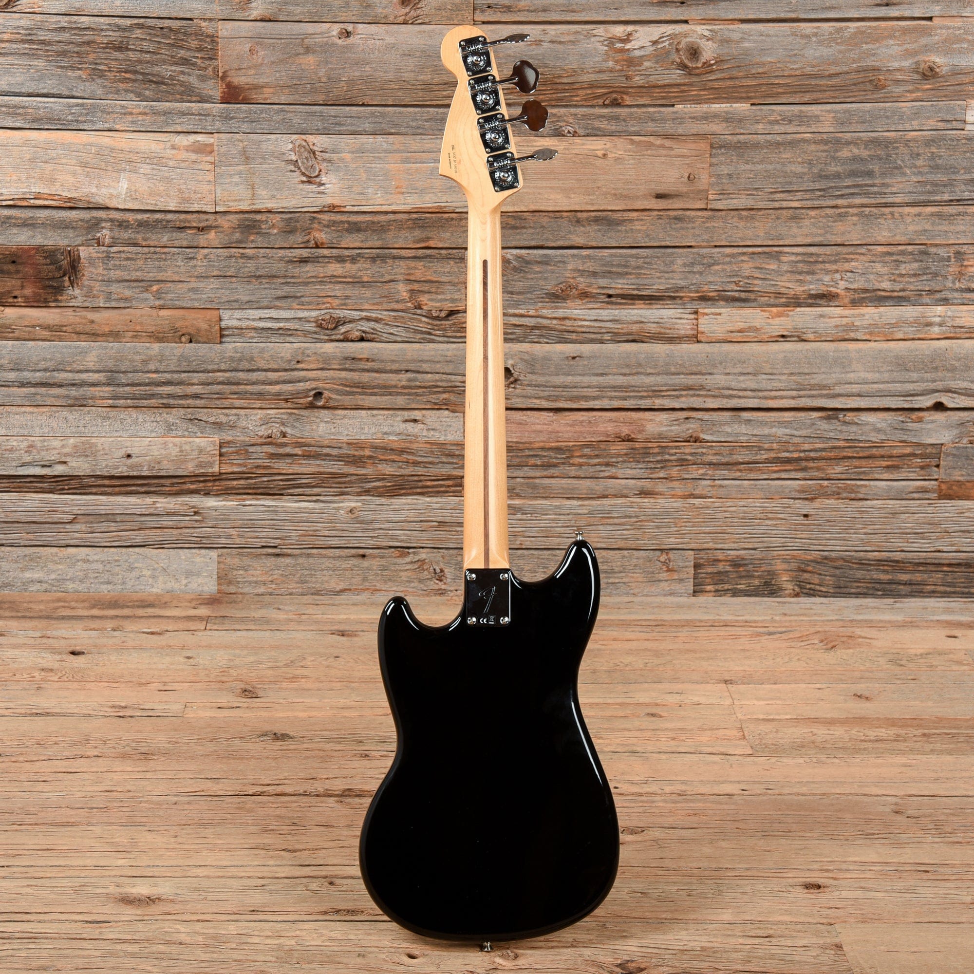 Fender CME Exclusive Mustang Bass Black 2018 Bass Guitars / 4-String