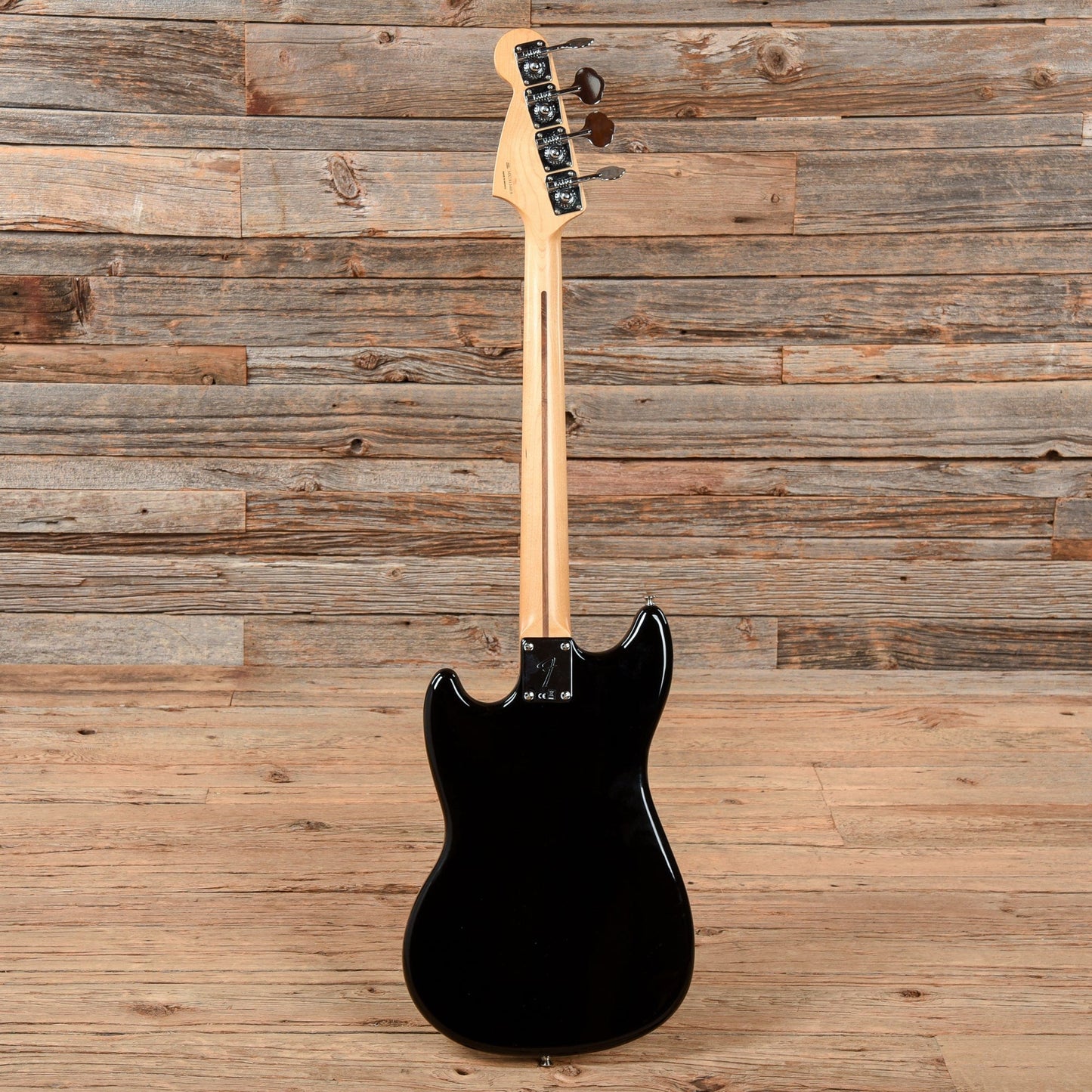 Fender CME Exclusive Mustang Bass Black 2018 Bass Guitars / 4-String