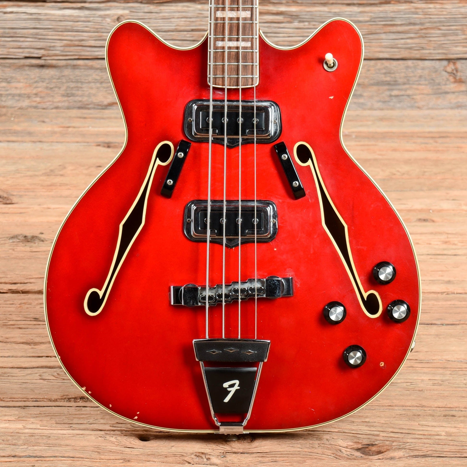 Fender Coronado Bass Red 1967 Bass Guitars / 4-String