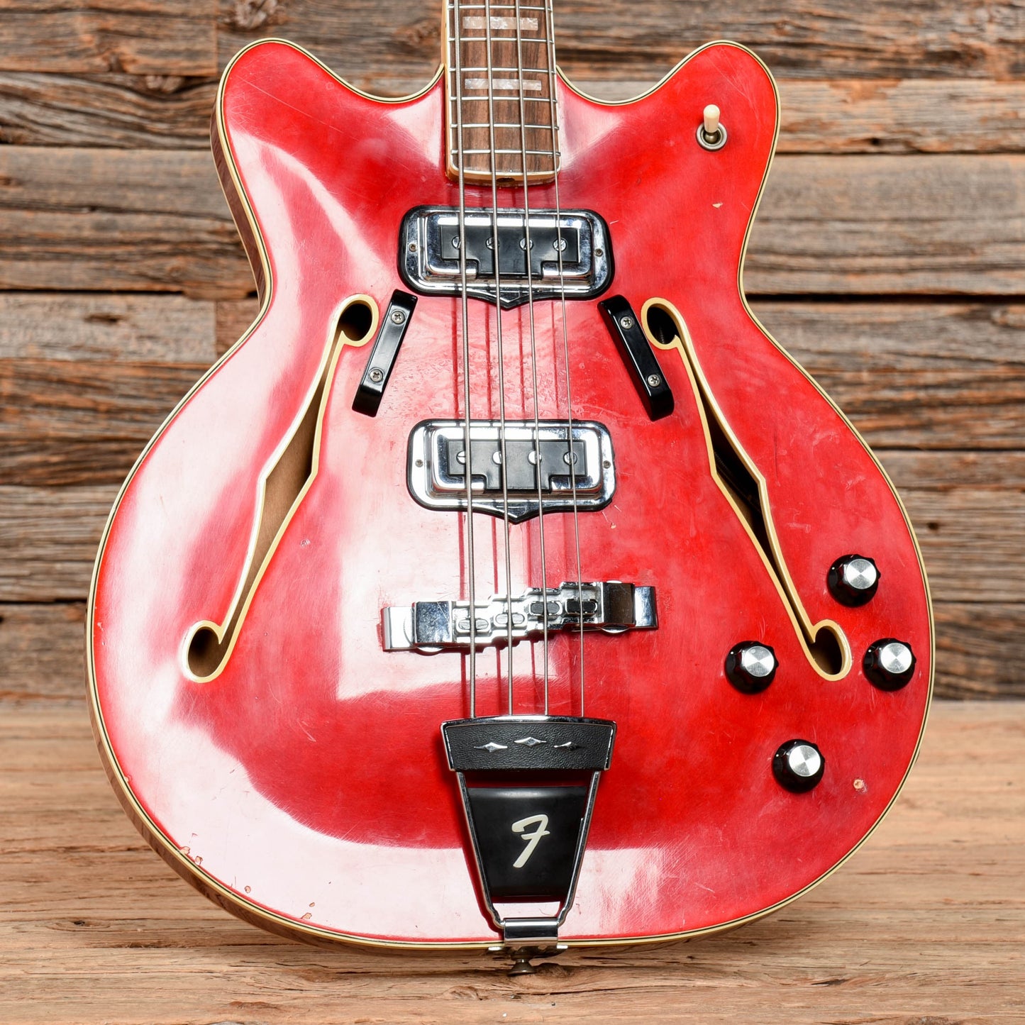 Fender Coronado Bass Red 1967 Bass Guitars / 4-String