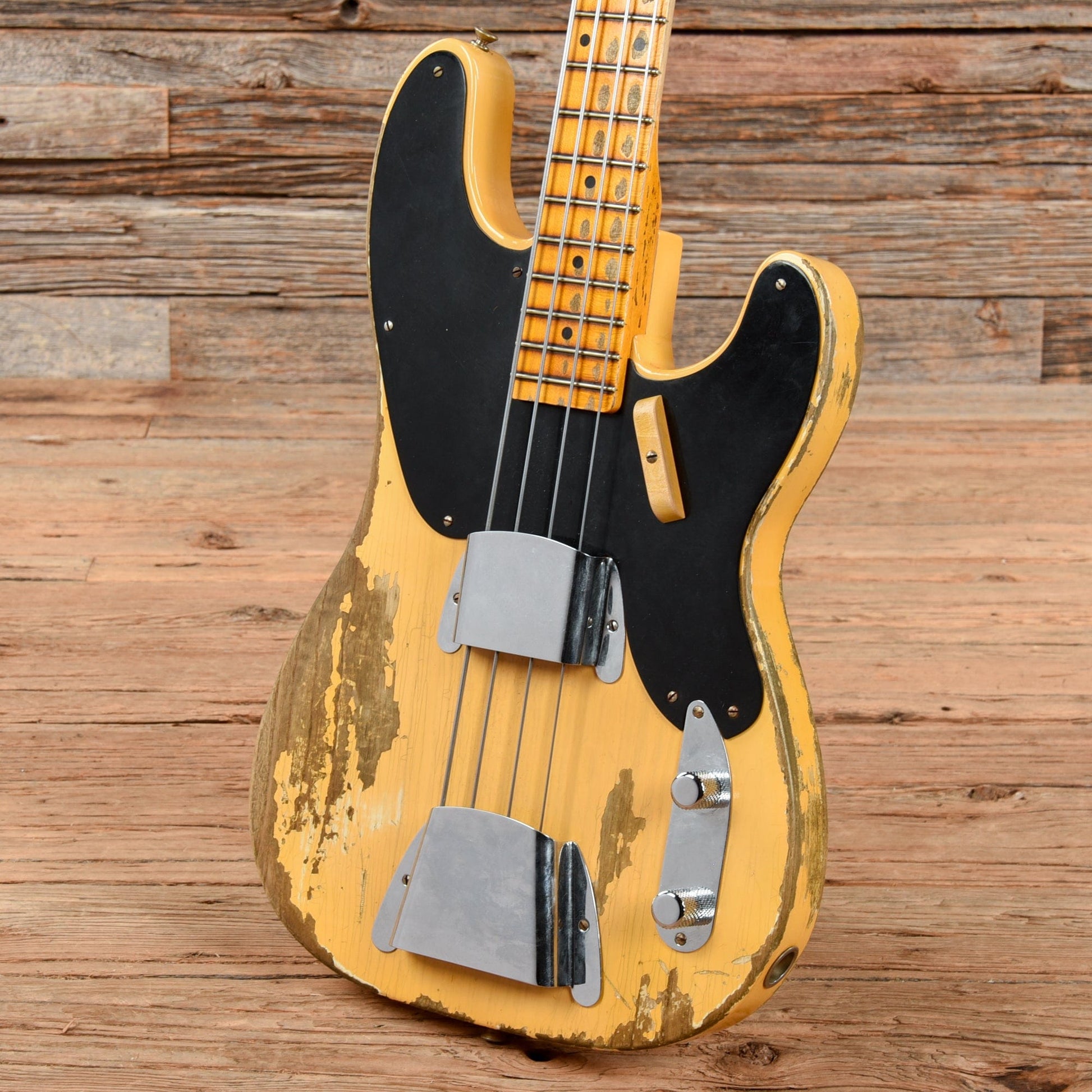 Fender Custom Shop 1951 Precision Bass Super Heavy Relic Aged Nocaster Blonde 2020 Bass Guitars / 4-String