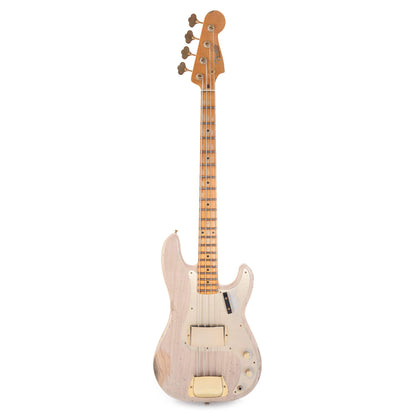Fender Custom Shop 1957 Precision Bass Ash Heavy Relic Super Aged White Blonde w/Gold Hardware Bass Guitars / 4-String