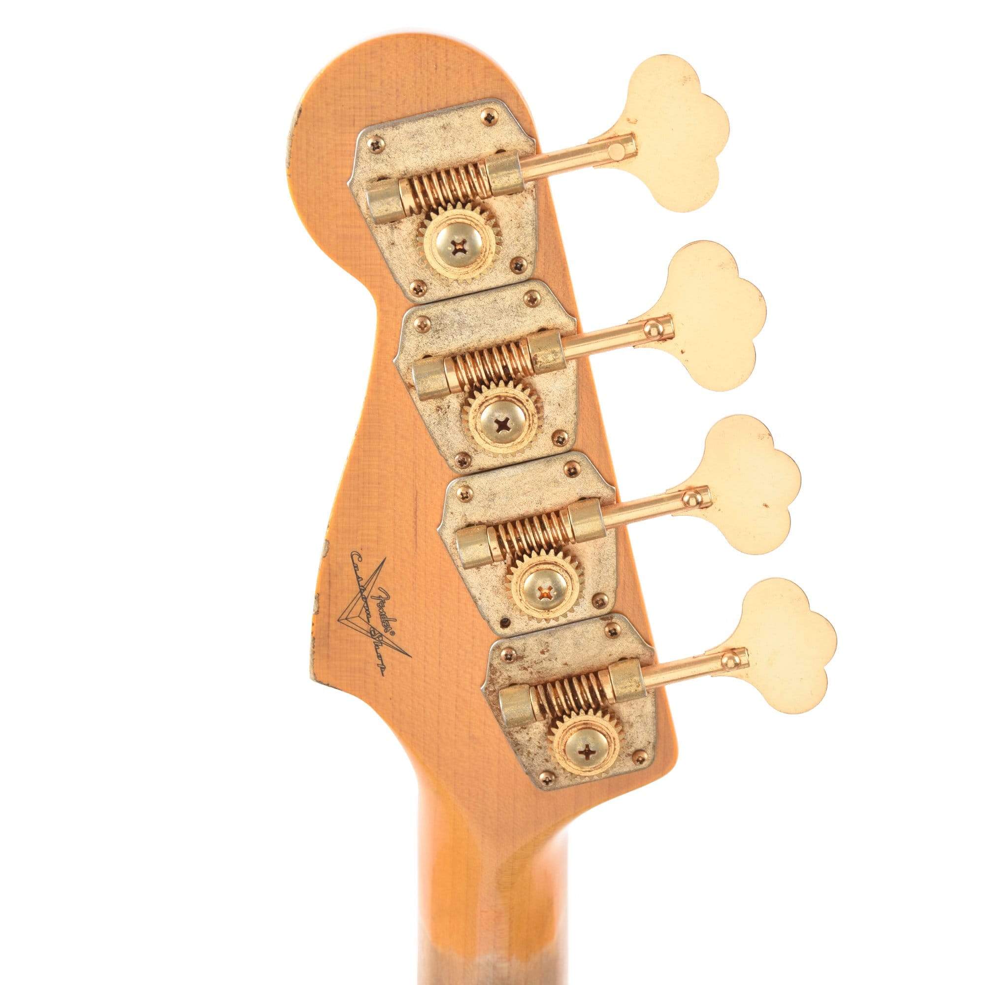 Fender Custom Shop 1957 Precision Bass Ash Heavy Relic Super Aged White Blonde w/Gold Hardware Bass Guitars / 4-String