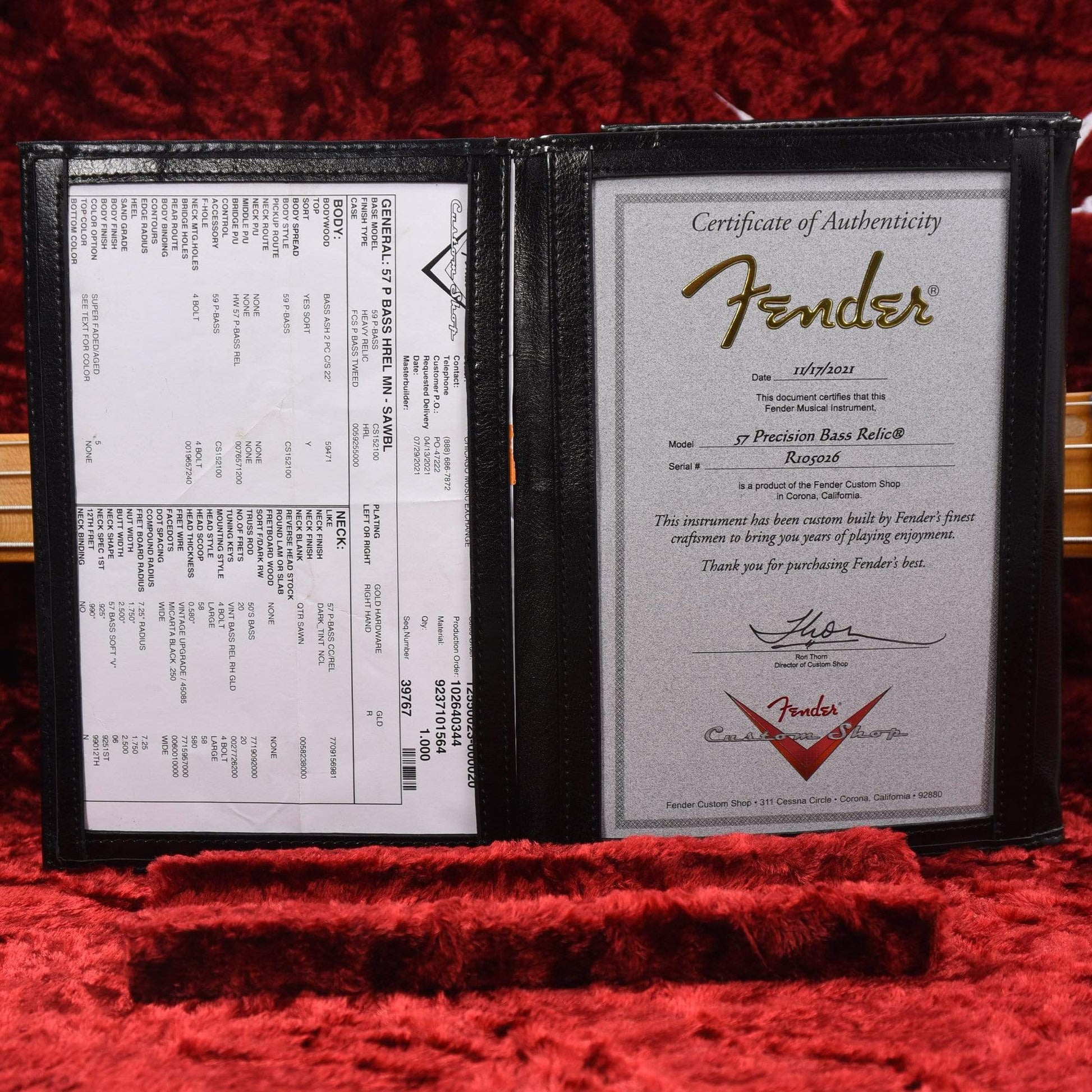 Fender Custom Shop 1957 Precision Bass Ash Heavy Relic Super Aged White Blonde w/Gold Hardware Bass Guitars / 4-String