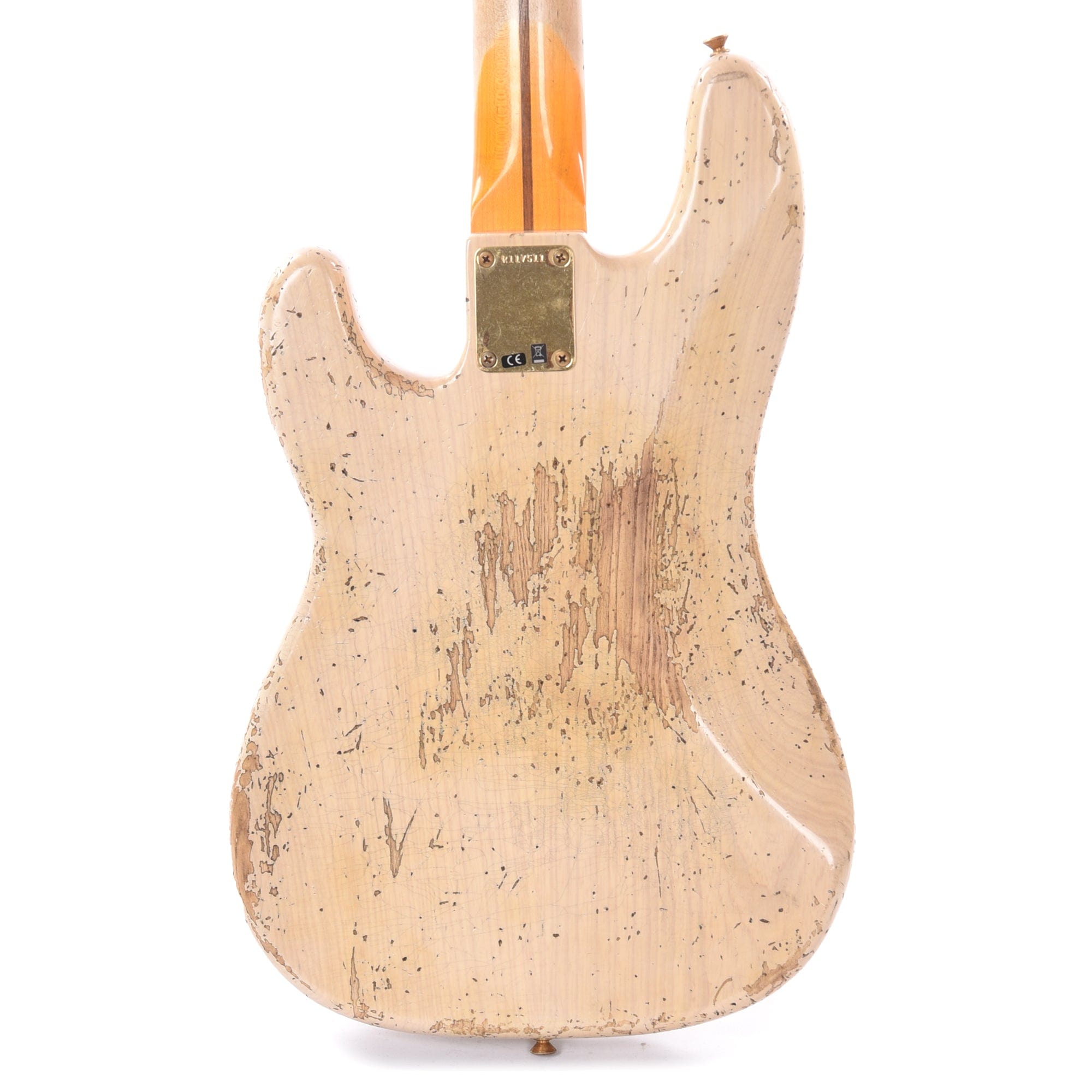 Fender Custom Shop 1957 Precision Bass Ash Heavy Relic Super Aged White Blonde w/Gold Hardware Bass Guitars / 4-String