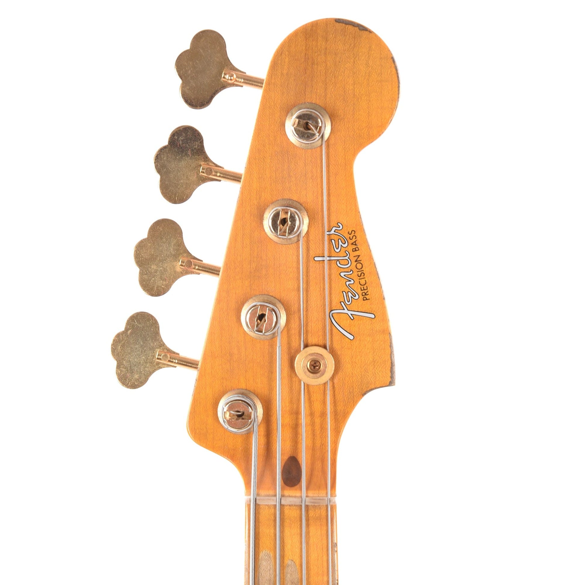 Fender Custom Shop 1957 Precision Bass Ash Heavy Relic Super Aged White Blonde w/Gold Hardware Bass Guitars / 4-String