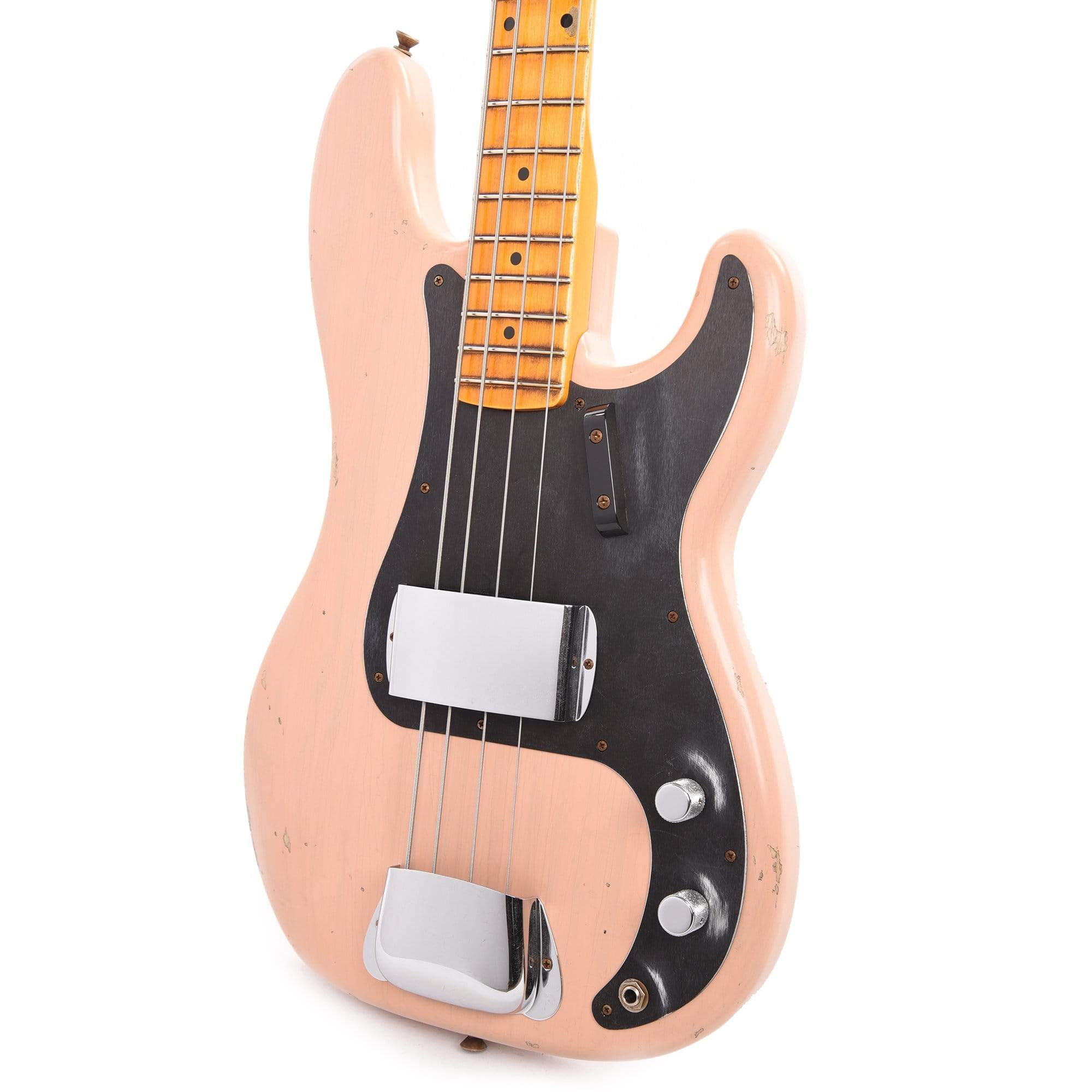 Fender Custom Shop 1957 Precision Bass Ash Relic Aged Trans Shell Pink Bass Guitars / 4-String