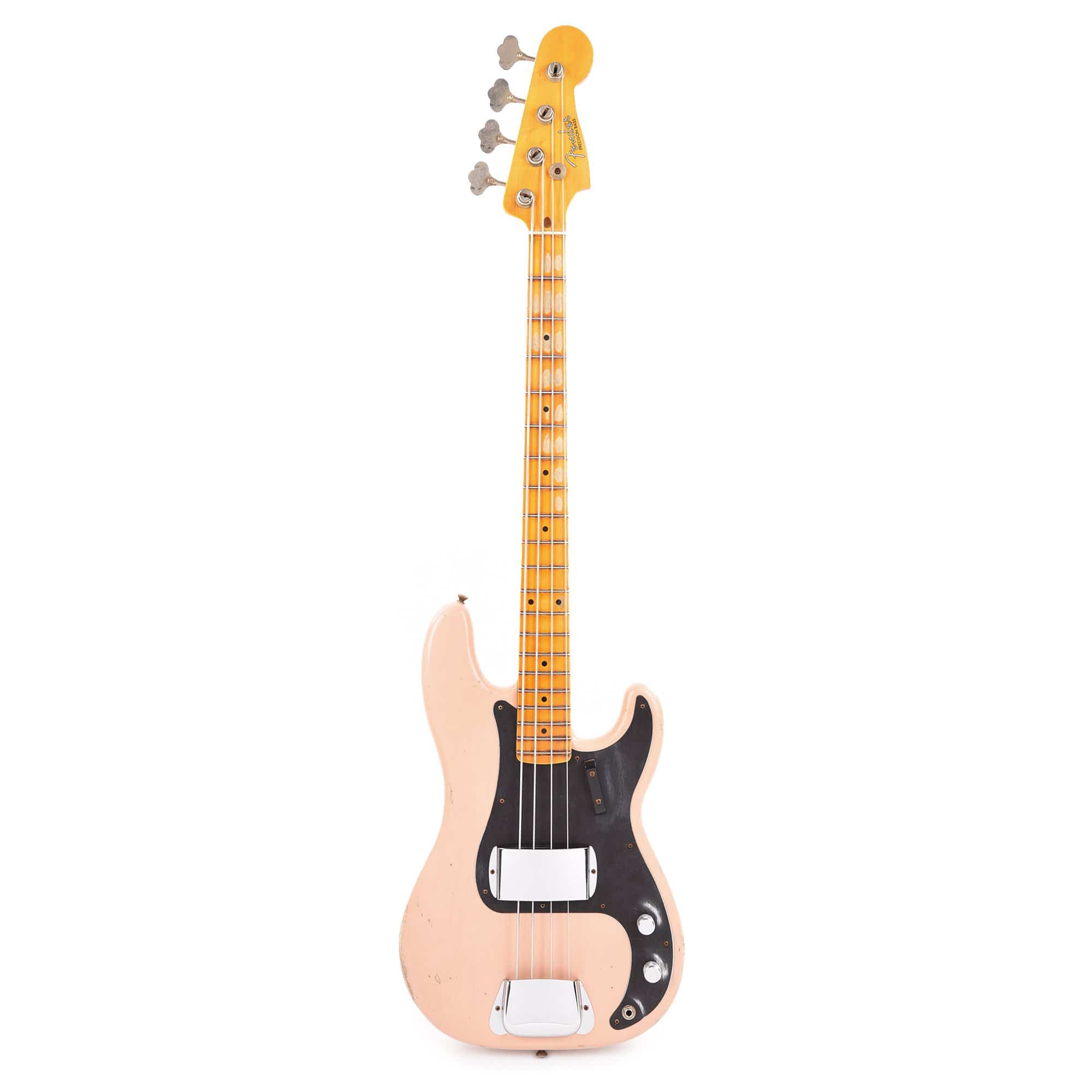 Fender Custom Shop 1957 Precision Bass Ash Relic Aged Trans Shell Pink Bass Guitars / 4-String