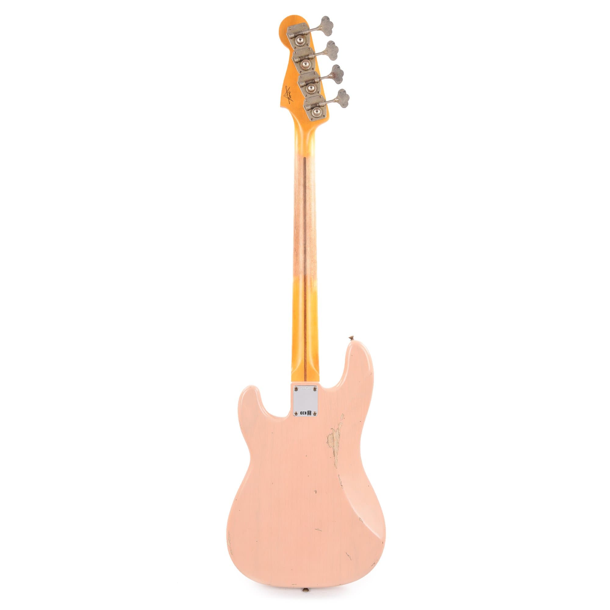Fender Custom Shop 1957 Precision Bass Ash Relic Aged Trans Shell Pink Bass Guitars / 4-String