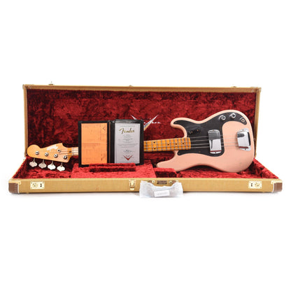 Fender Custom Shop 1957 Precision Bass Ash Relic Aged Trans Shell Pink Bass Guitars / 4-String