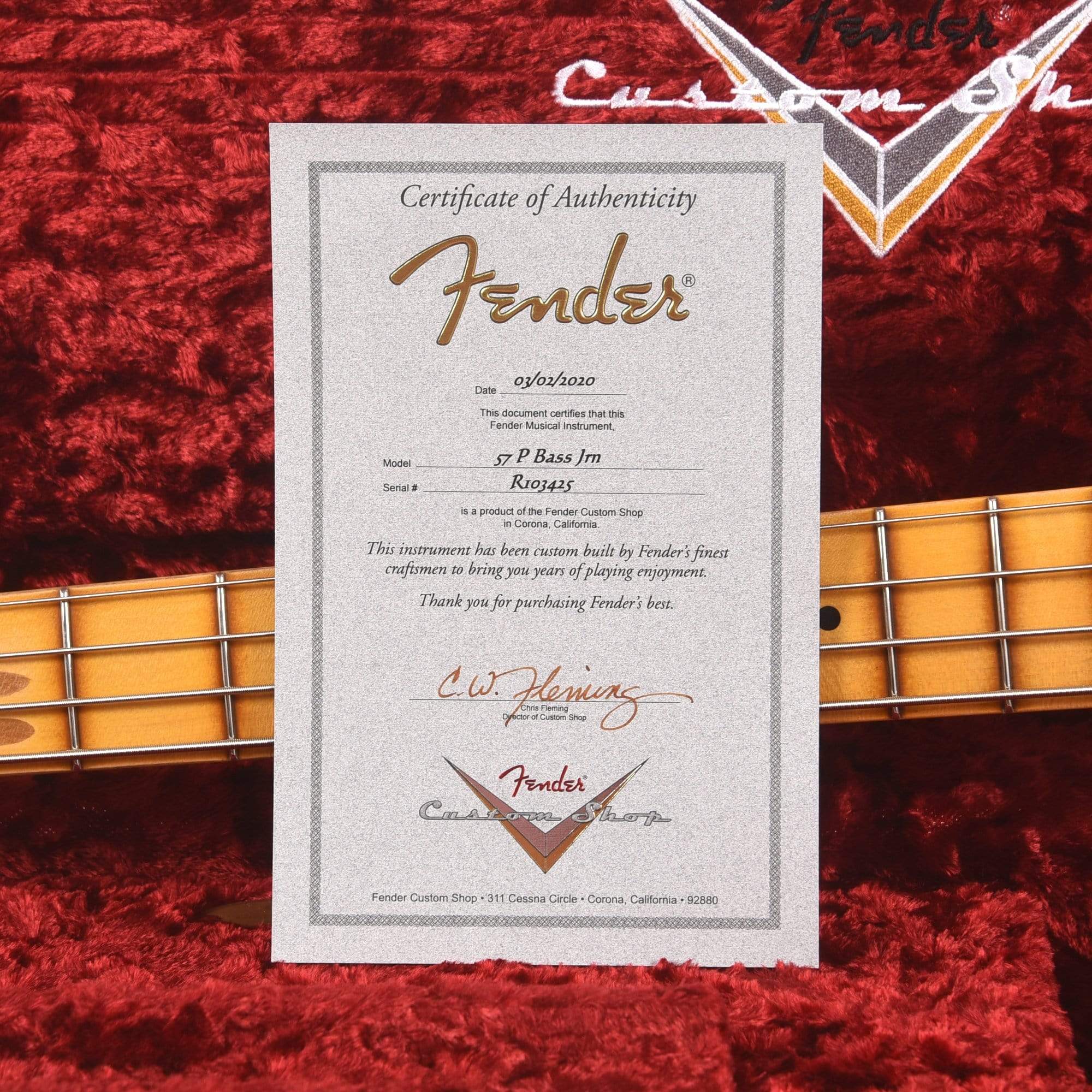 Fender Custom Shop 1957 Precision Bass 