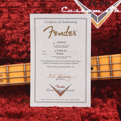 Fender Custom Shop 1957 Precision Bass "CME Spec" Journeyman Relic Dirty Shell Pink Bass Guitars / 4-String