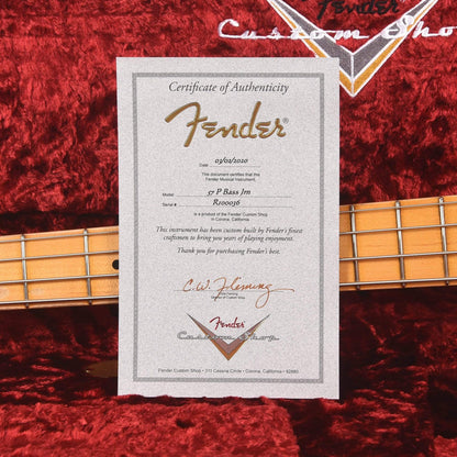 Fender Custom Shop 1957 Precision Bass "CME Spec" Journeyman Relic Mary Kaye White w/Gold Hardware Bass Guitars / 4-String