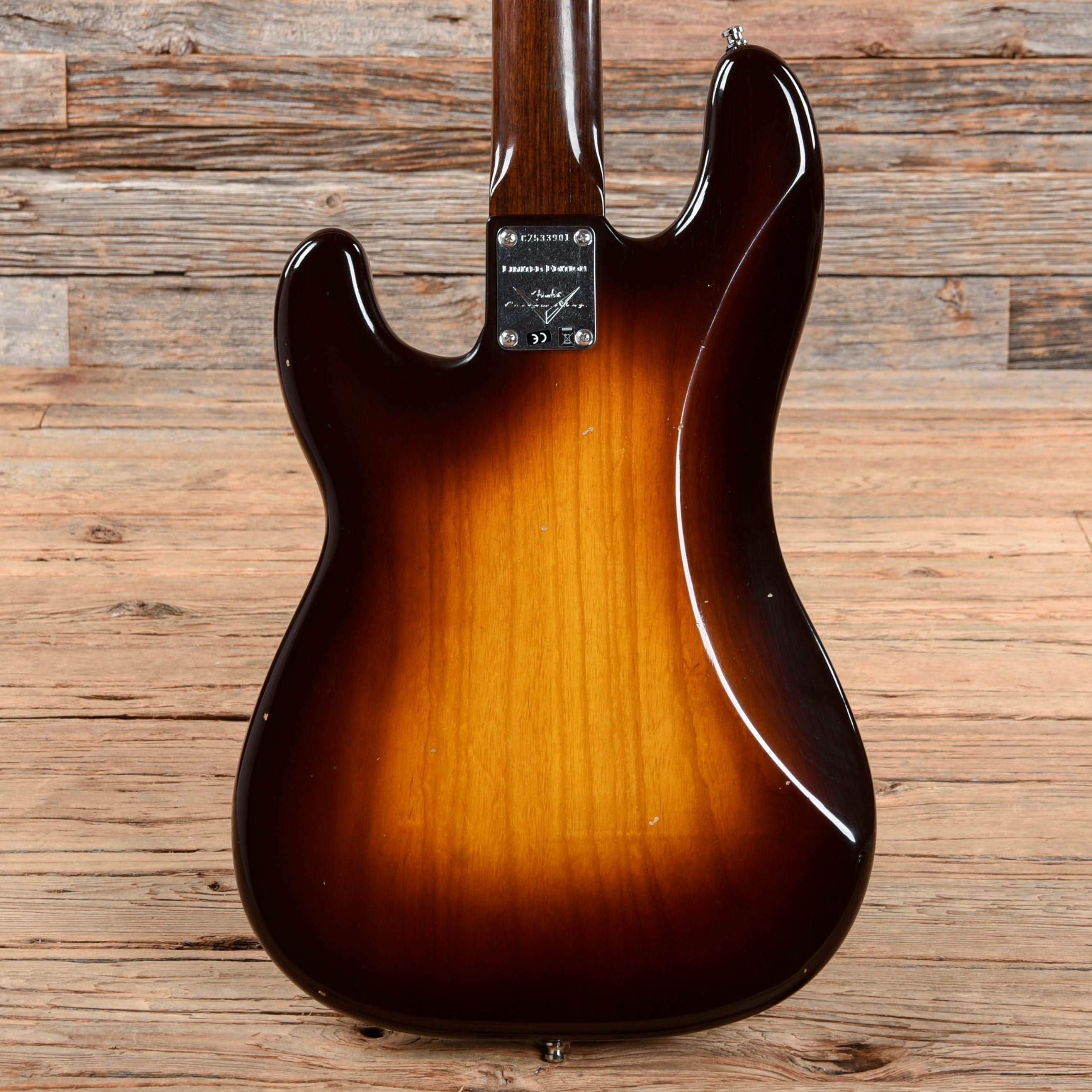 Fender Custom Shop 1957 Precision Bass w/Rosewood Neck Journeyman Relic Wide-Fade Chocolate 2-Color Sunburst 2017 Bass Guitars / 4-String