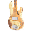 Fender Custom Shop 1958 Precision Bass Heavy Relic Vintage White Bass Guitars / 4-String