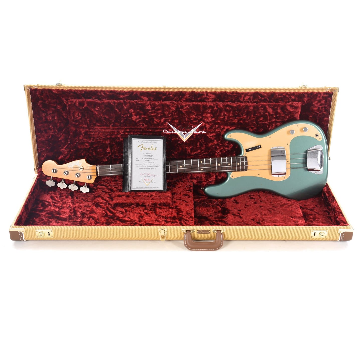 Fender Custom Shop 1959 Precision Bass "CME Spec" Journeyman Relic Aged Sherwood Green Metallic Bass Guitars / 4-String