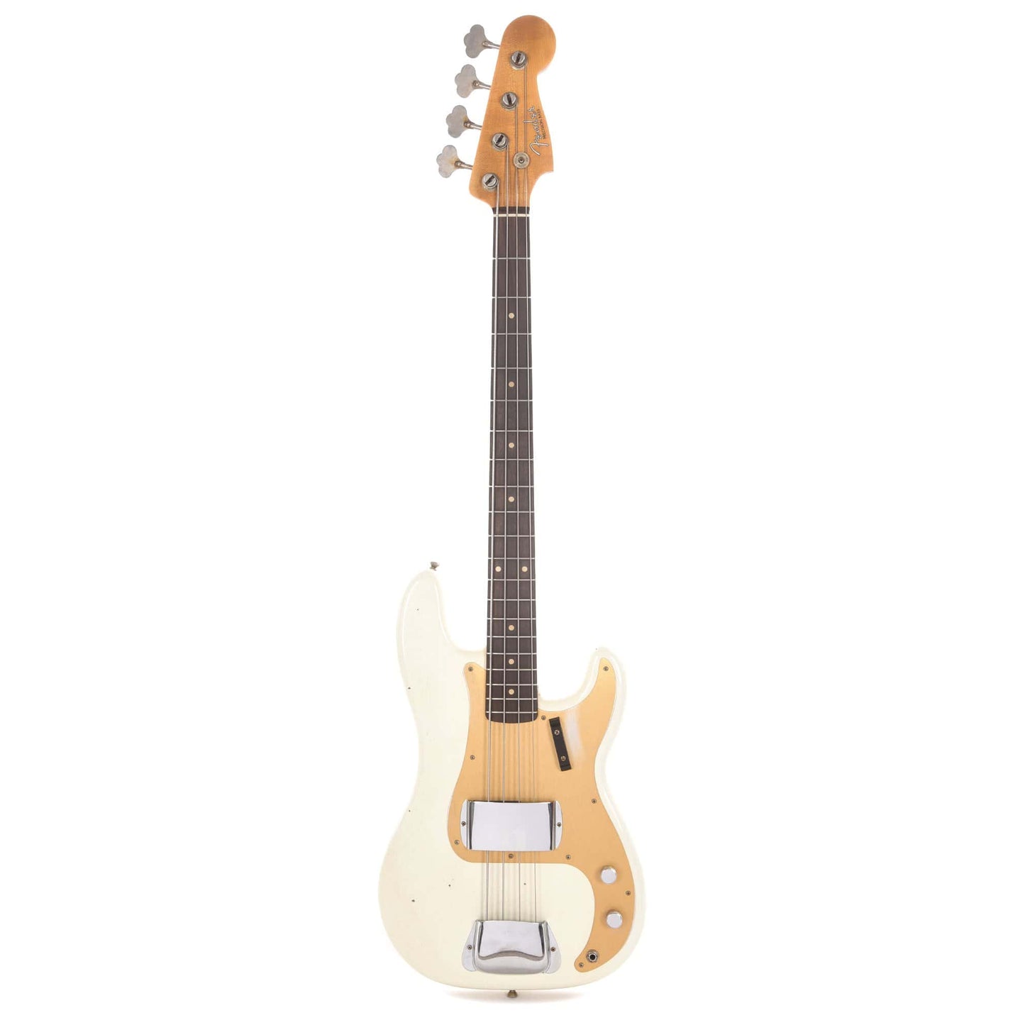 Fender Custom Shop 1959 Precision Bass "CME Spec" Journeyman Relic Super Aged Olympic White Bass Guitars / 4-String