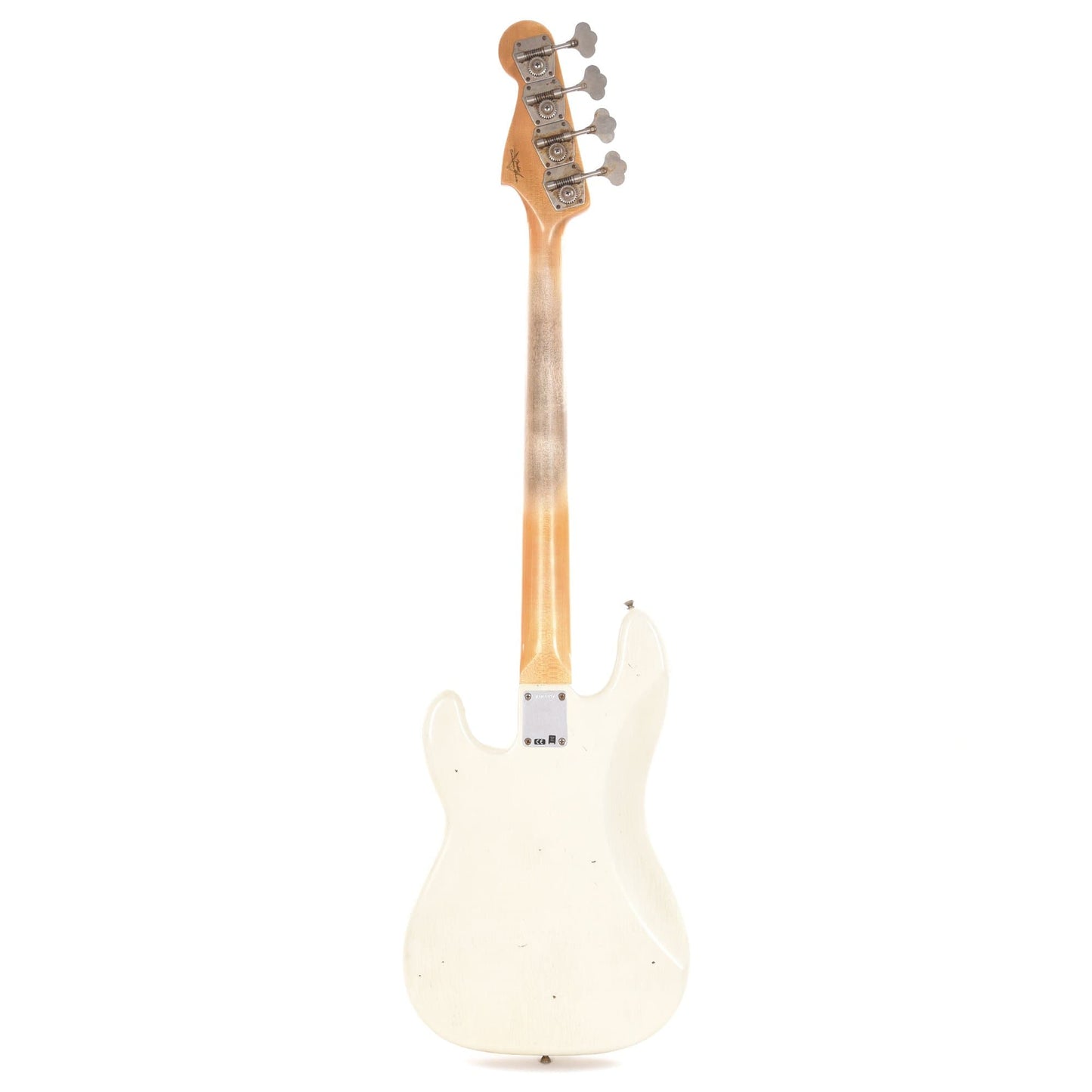 Fender Custom Shop 1959 Precision Bass "CME Spec" Journeyman Relic Super Aged Olympic White Bass Guitars / 4-String