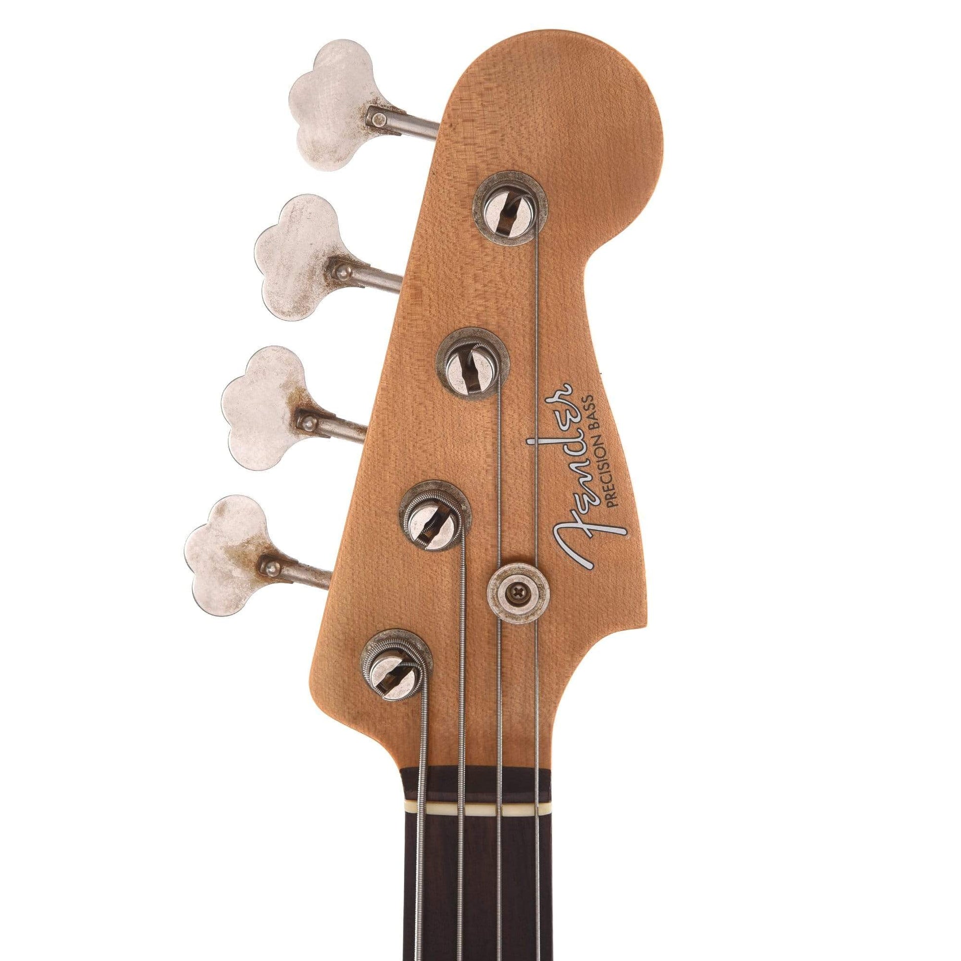 Fender Custom Shop 1959 Precision Bass "CME Spec" Journeyman Relic Super Aged Olympic White Bass Guitars / 4-String