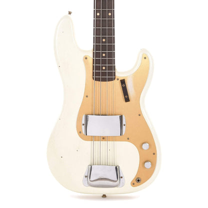 Fender Custom Shop 1959 Precision Bass "CME Spec" Journeyman Relic Super Aged Olympic White Bass Guitars / 4-String