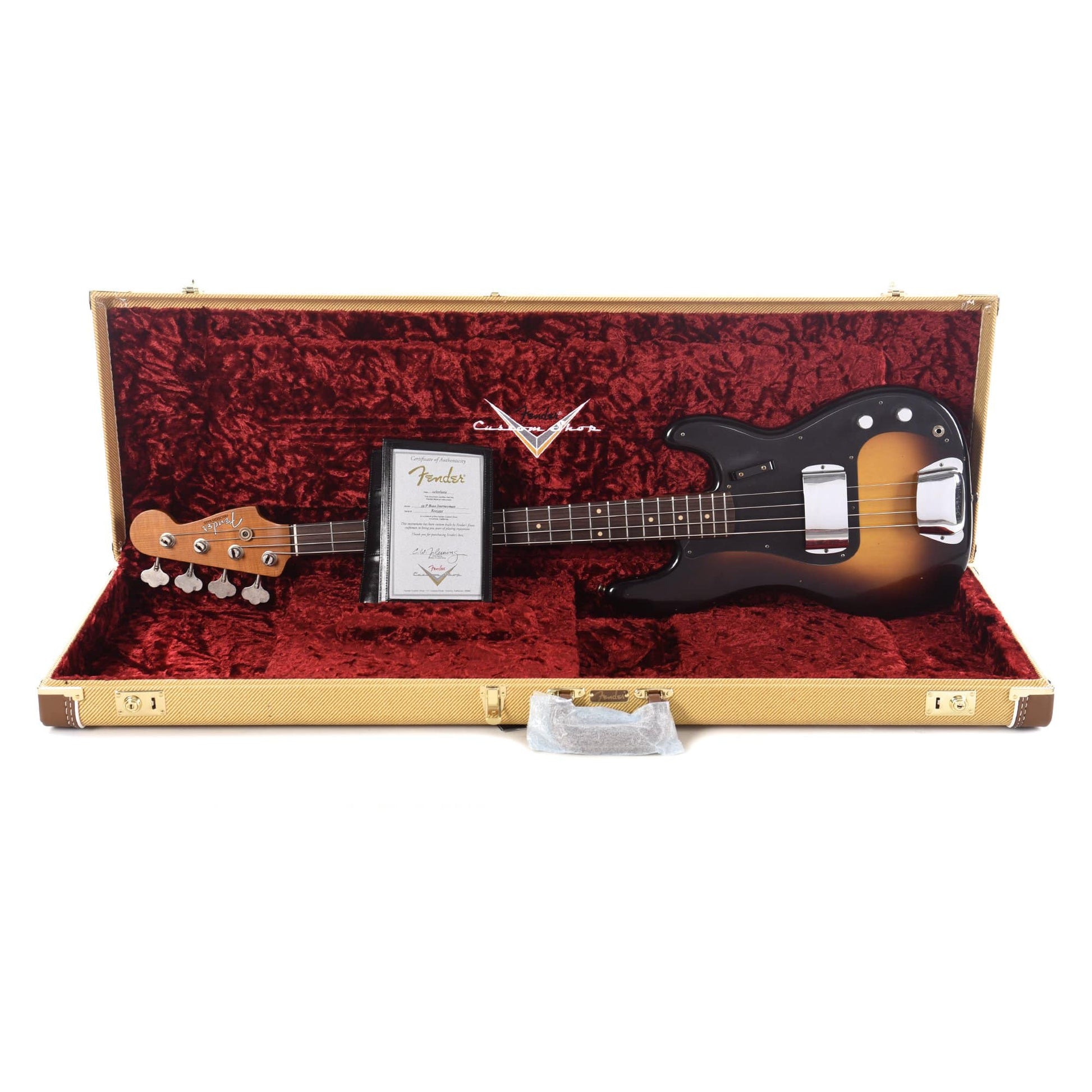 Fender Custom Shop 1959 Precision Bass "CME Spec" Journeyman Relic Wide Fade 2-Tone Sunburst w/Roasted Neck Bass Guitars / 4-String