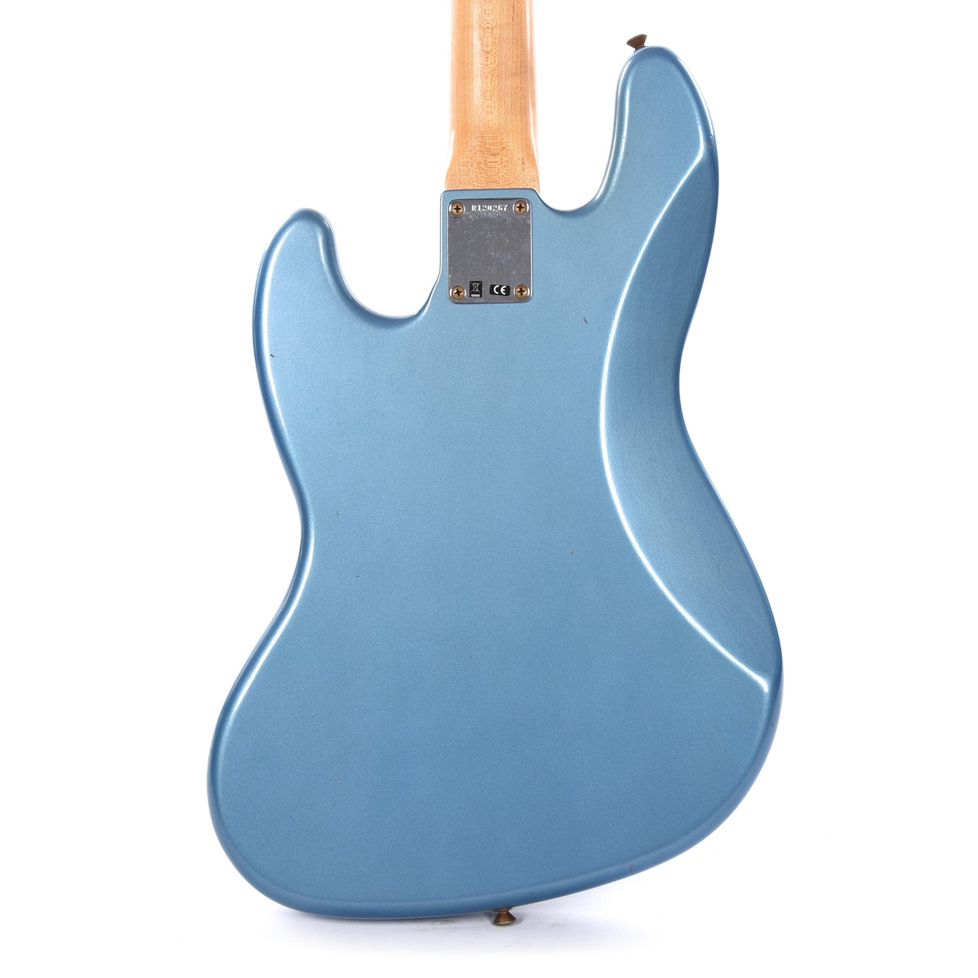 Fender Custom Shop 1960 Jazz Bass "CME Spec" Journeyman Aged Lake Placid Blue w/Painted Headcap Bass Guitars / 4-String