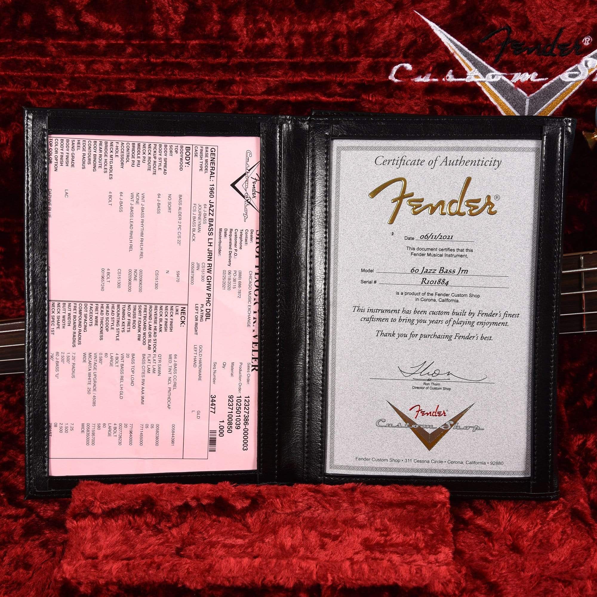 Fender Custom Shop 1960 Jazz Bass 