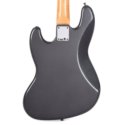 Fender Custom Shop 1960 Jazz Bass "CME Spec" Journeyman Relic Aged Charcoal Frost Metallic w/Painted Headcap Bass Guitars / 4-String