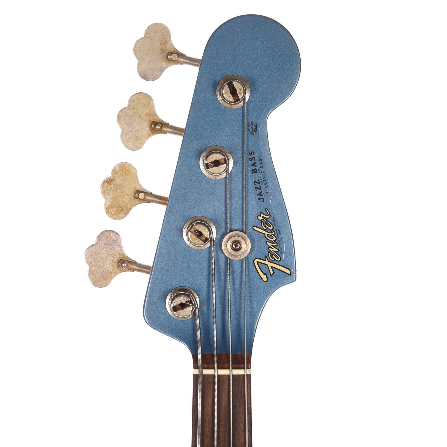 Fender Custom Shop 1960 Jazz Bass "CME Spec" Journeyman Relic Aged Lake Placid Blue w/Painted Headcap Bass Guitars / 4-String