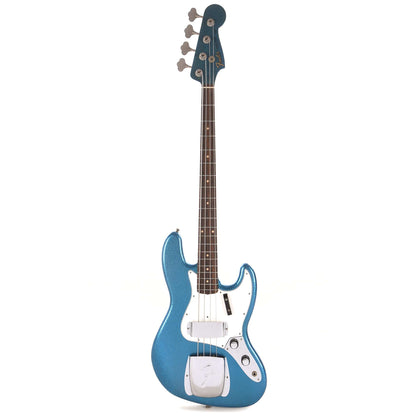 Fender Custom Shop 1960 Jazz Bass "CME Spec" Journeyman Relic Super Aged Blue Sparkle w/Painted Headcap & 3-Ply Parchment Pickguard Bass Guitars / 4-String