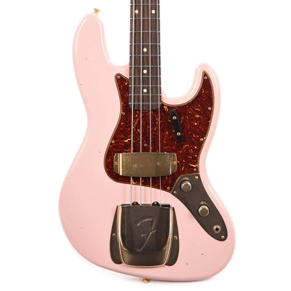 Fender Custom Shop 1960 Jazz Bass "CME Spec" Journeyman Shell Pink w/Painted Headcap & Gold Hardware Bass Guitars / 4-String