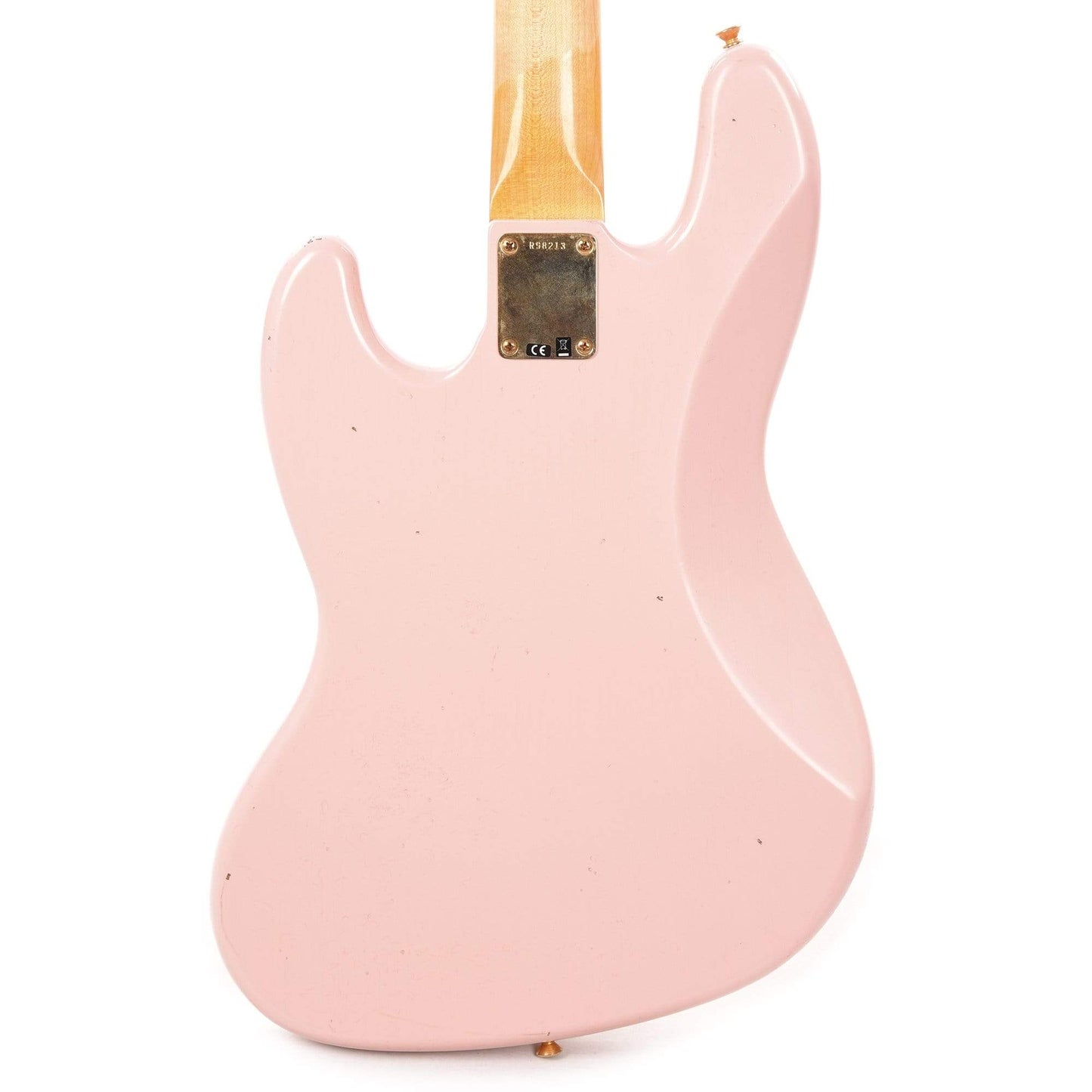 Fender Custom Shop 1960 Jazz Bass "CME Spec" Journeyman Shell Pink w/Painted Headcap & Gold Hardware Bass Guitars / 4-String